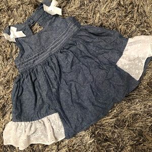 Bonnie Baby Jean Dress with side ruffles